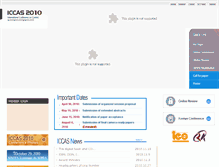 Tablet Screenshot of 2010.iccas.org