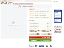 Tablet Screenshot of 2007.iccas.org